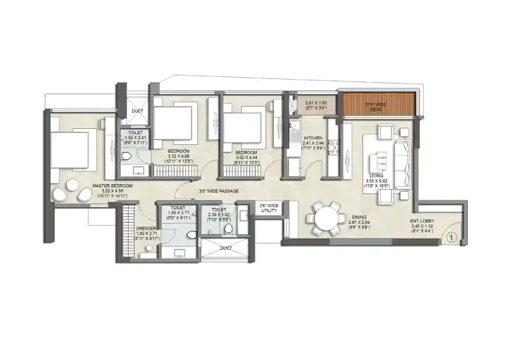 3 BHK