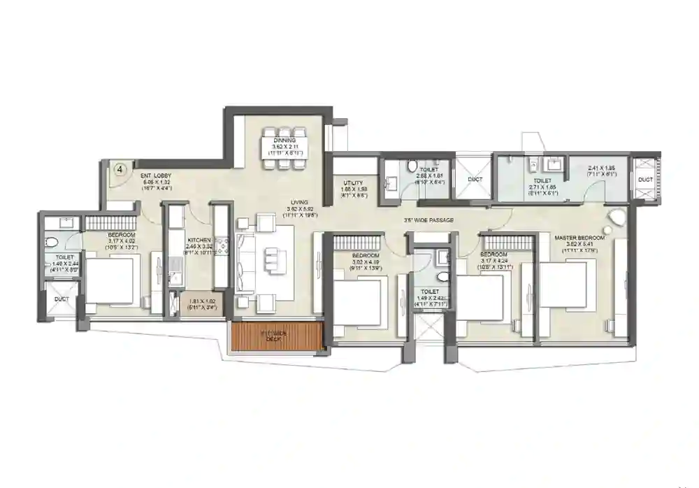 4 BHK